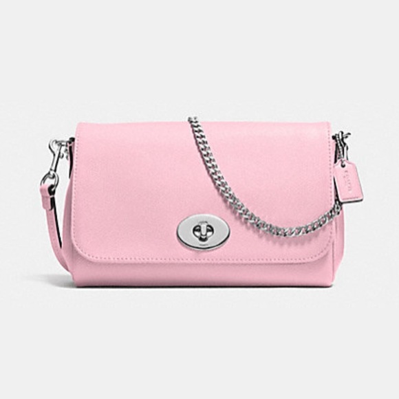 Coach Mini Ruby Crossbody Clutch Bag Petal Pink F34604 - Picture 9 of 9
